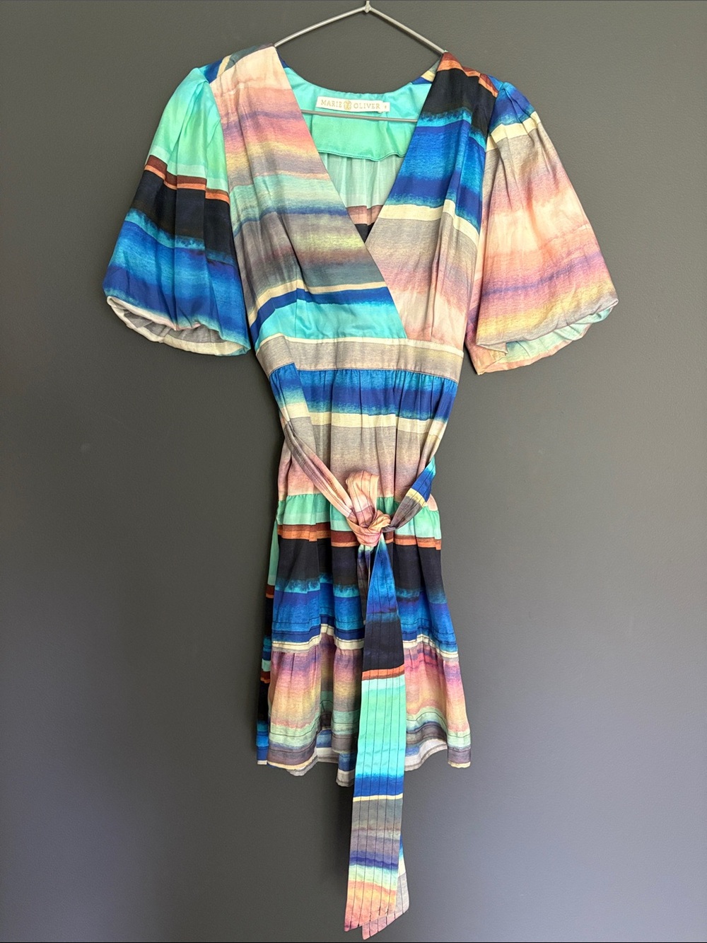 Marie Oliver size 6 Multicolor Striped Dress